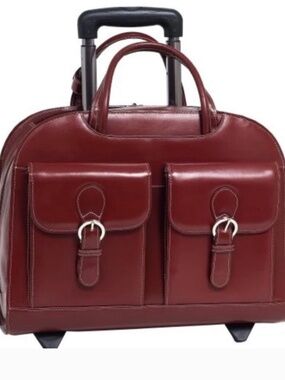 Mc Klein David 15 “ leather wheeled Ladies laptop